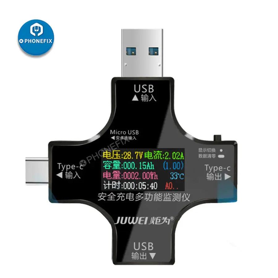 2 in 1 Type-C USB Tester 4 Ports Multimeter Voltage Current Detector - CHINA PHONEFIX