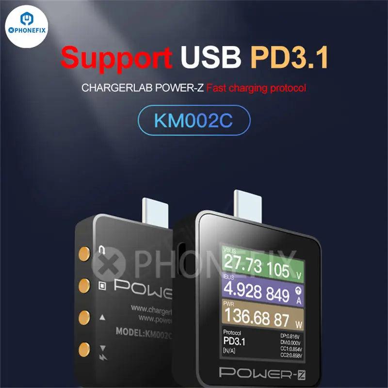 KM001 POWER-Z USB Digital Tester Type-C Voltage Current